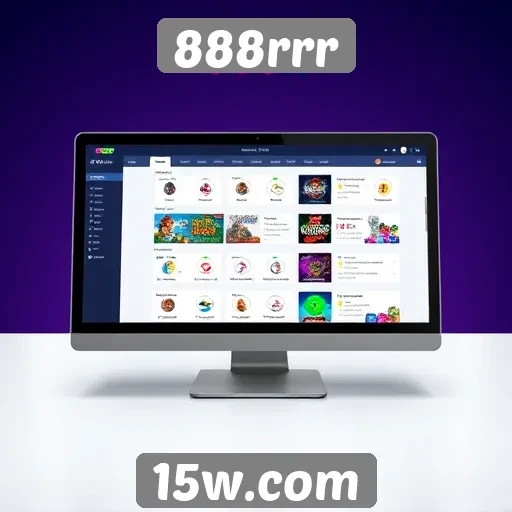 Interface do 888rrr é fácil de usar e acessível